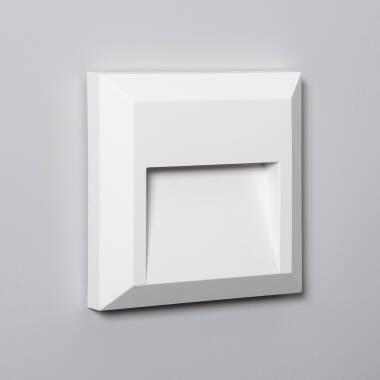 Baliza Exterior LED Superficie Pared Cuadrado  Edulis