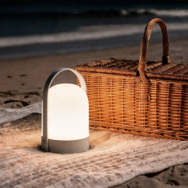 Candeeiro de Mesa LED Exterior Portátil com Bateria Thyra