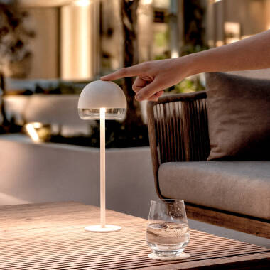 Lámpara de Mesa LED Portátil para Exterior con Batería USB Recargable Adair