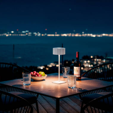 Imagem de Candeeiro de Mesa LED 3W Portátil para Exterior com Bateria USB Recarregável Cesc