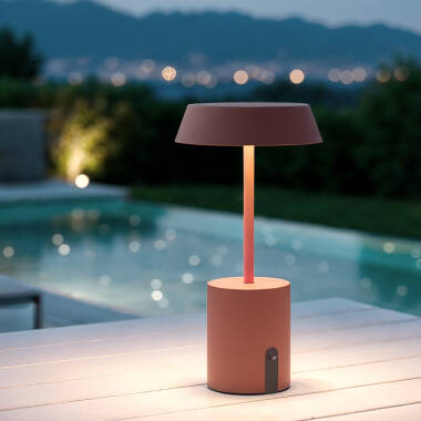 Lámpara de Mesa LED Metal Inalámbrica para Exterior Ula