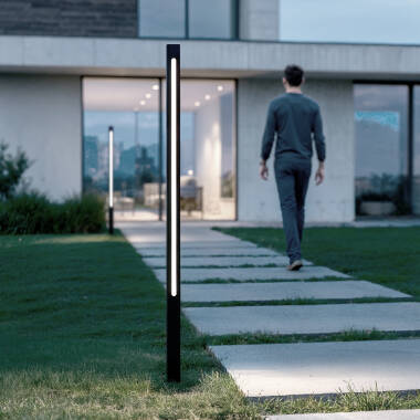 Baliza exterior LED 12-24W 80-160 cm com Espeto Calax
