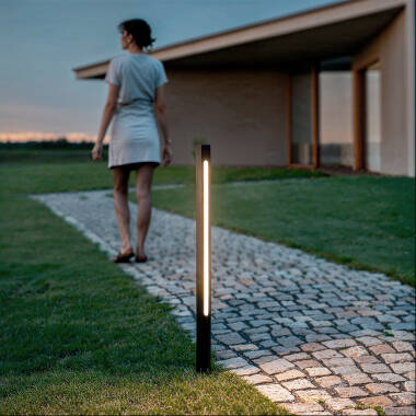 Baliza exterior LED 12-24W 80-160 cm com Espeto Calax