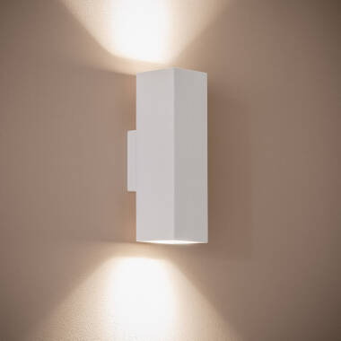 Imagem de Aplique de Parede Gesso Iluminação Dupla Cara  Amatista