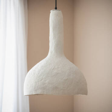 Fotografía del producto: Lámpara Colgante Papel Maché Nuwet Filem ILUZZIA