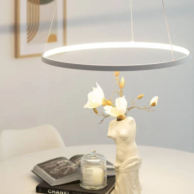 Imagen de Lámpara Colgante LED 20W Aluminio CCT Seleccionable Ivalo