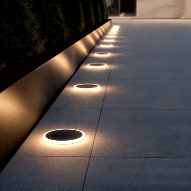 Baliza Exterior LED 2W Empotrable Suelo Circular Rembel