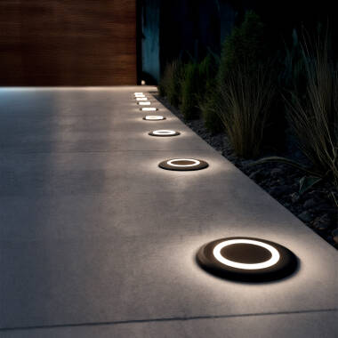 Baliza Exterior LED 2W Empotrable Suelo Circular Welly