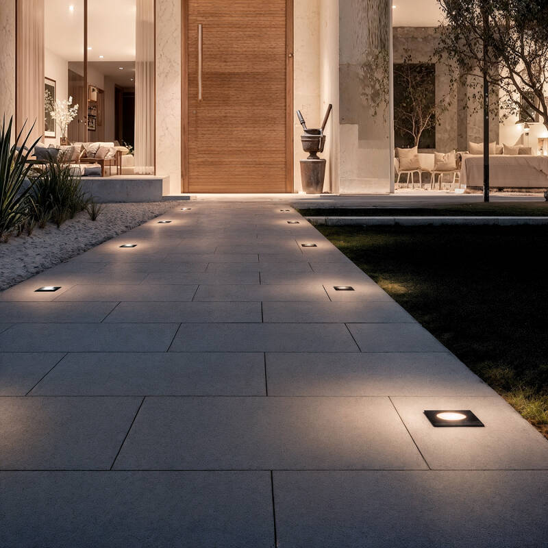 Imagen de Baliza Exterior LED 2W Empotrable Suelo Cuadrada Welly