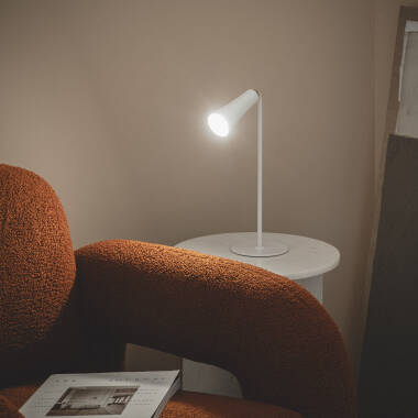 Imagen de Lámpara de Mesa LED Portátil Metal con Batería USB Recargable Bysta