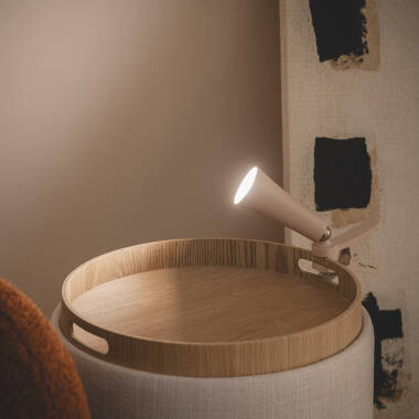 Imagem de Candeeiro de Mesa LED 3W Portátil Metal com Bateria USB Recarregável Bysta Imagem de Candeeiro de Mesa LED 3W Portátil Metal com Bateria USB Recarregável Bysta