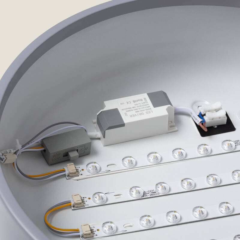 Imagen de Plafón LED 24W Metal Ø350 mm CCT Seleccionable Eyelight