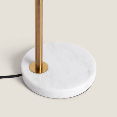 Imagem de Candeeiro de Mesa de Mármore e Metal Tinos