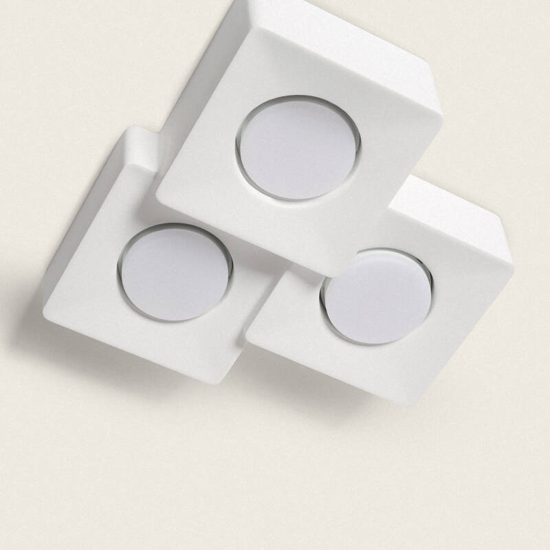 Imagem de Aplique de Teto Gesso 3 Focos Quman
