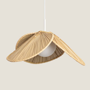 Candeeiro Suspenso Fibra Natural Majilily