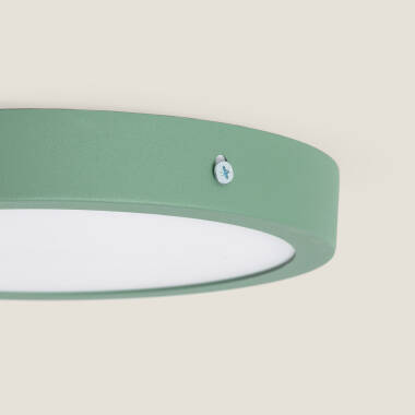 Imagen de Plafón LED 18W Circular Aluminio Ø210 mm Slim CCT Seleccionable Galán SwitchDimm