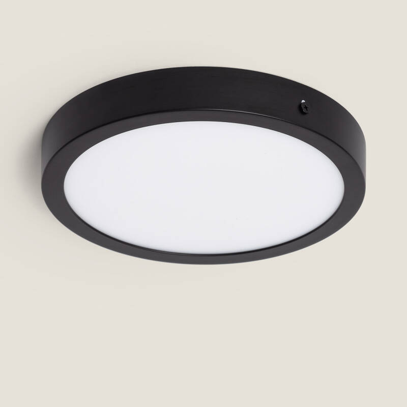 Imagem de Plafon LED 18W Circular Alumínio Ø210 mm Slim CCT Seleccionável Galán SwitchDimm Imagem de Plafon LED 18W Circular Alumínio Ø210 mm Slim CCT Seleccionável Galán SwitchDimm