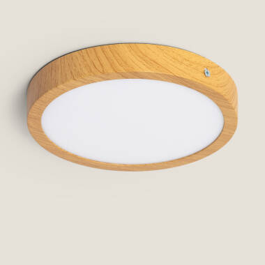 Plafon LED 18W Circular Alumínio Ø210 mm Slim CCT Seleccionável Galán SwitchDimm
