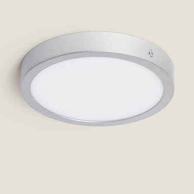 Plafón LED 18W Circular Aluminio Ø210 mm Slim CCT Seleccionable Galán SwitchDimm