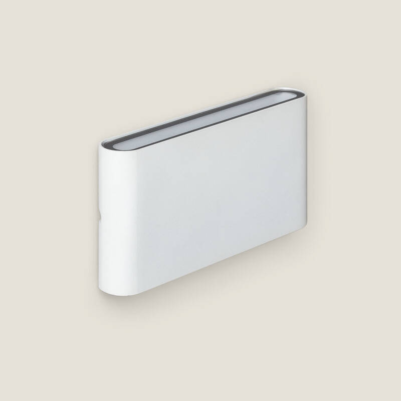 Imagen de Aplique de Pared Exterior LED 12W Aluminio Rectangular Iluminación Doble Cara Luming Blanco