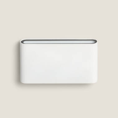 Imagen de Aplique de Pared Exterior LED 12W Aluminio Rectangular Iluminación Doble Cara Luming Blanco