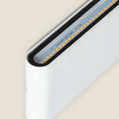 Imagen de Aplique de Pared Exterior LED 12W Aluminio Rectangular Iluminación Doble Cara Luming Blanco