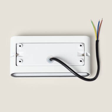 Imagen de Aplique de Pared Exterior LED 12W Aluminio Rectangular Iluminación Doble Cara Luming Blanco