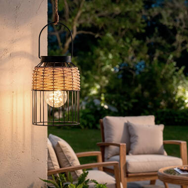 Imagem de Candeeiro Suspenso Exterior LED Solar Vico Imagem de Candeeiro Suspenso Exterior LED Solar Vico