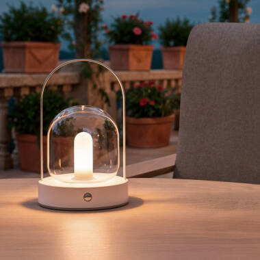 Imagen de Lámpara de Mesa LED Portátil con Batería USB Recargable Olena