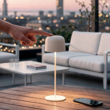 Candeeiro de Mesa LED  Portátil para Exterior Alumínio com Bateria Recarregável Wink