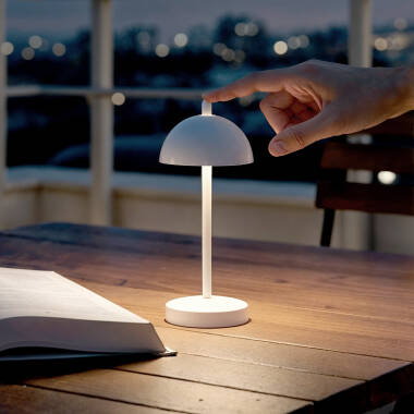 Candeeiro de Mesa LED Portátil com Bateria USB Recarregável Pirinoa