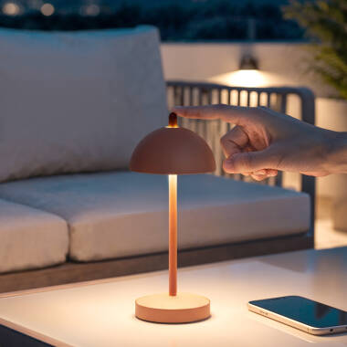Imagem de Candeeiro de Mesa LED Portátil com Bateria USB Recarregável Pirinoa