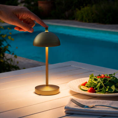 Candeeiro de Mesa LED Portátil com Bateria USB Recarregável Pirinoa