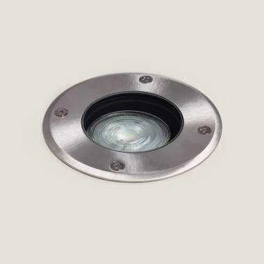 Foco Exterior Empotrable Suelo Circular Inox GU10 Cenit