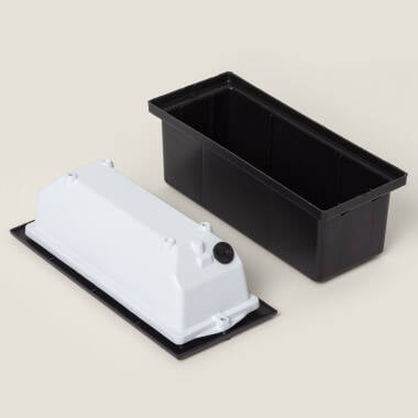 Imagen de Baliza Exterior Empotrable Pared Aluminio para Bombilla E27