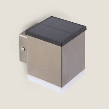Imagen de Aplique de Pared Exterior Solar LED de Acero Inoxidable Jafaro