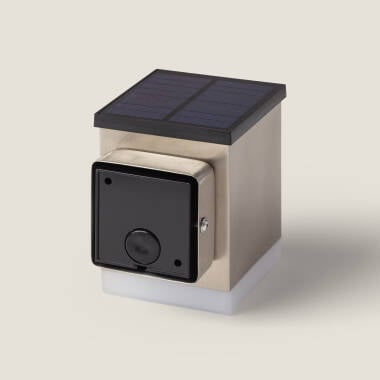 Imagen de Aplique de Pared Exterior Solar LED de Acero Inoxidable Jafaro