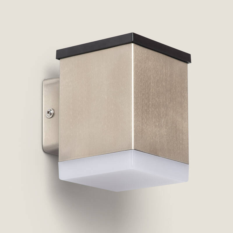 Aplique de Pared Exterior Solar LED de Aluminio Jafaro