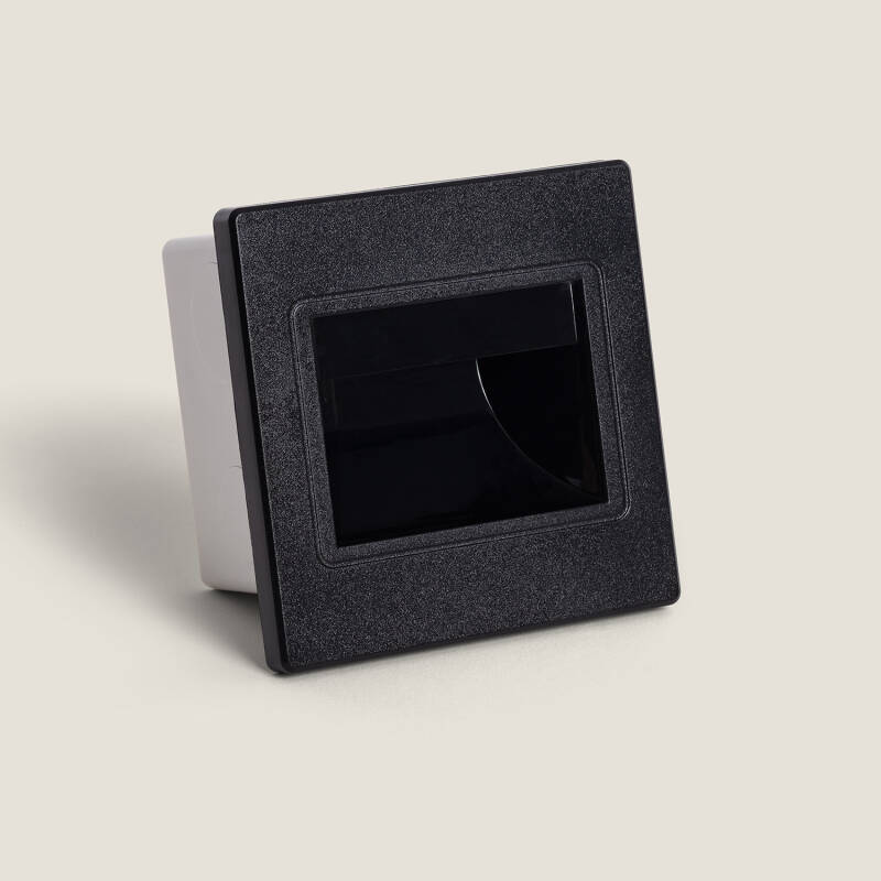 Imagem de Baliza LED 1.5W Encastrável Parede Preto Randy