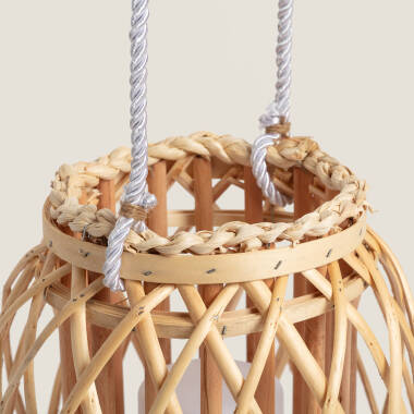 Imagem de Candeeiro de Mesa LED Rattan Big Alejandría
