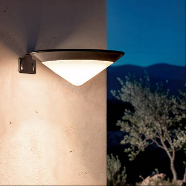 Imagem de Aplique de Parede Exterior Solar LED de Alumínio com Detector Movimento Radar Tucson 