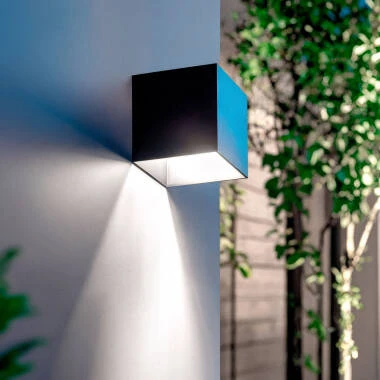 Imagen de Aplique de Pared Exterior Solar LED 2W Aluminio con Detector de Movimiento Radar Eros