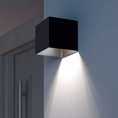 Imagen de Aplique de Pared Exterior Solar LED 2W Aluminio con Detector de Movimiento Radar Eros