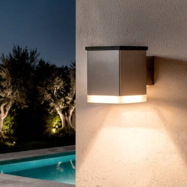 Imagen de Aplique de Pared Exterior Solar LED de Acero Inoxidable Jafaro