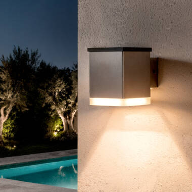 Imagem de Aplique de Parede Exterior Solar LED de Alumínio Jafaro
