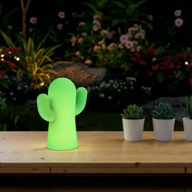 Candeeiro de Mesa LED Cactus