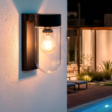 Aplique de Parede Exterior Solar LED 1,5W Alumínio Enzo
