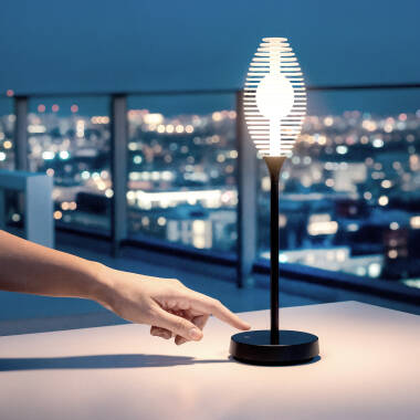 Imagen de Lámpara de Mesa LED Portátil Exterior con Batería USB Recargable Dukuza