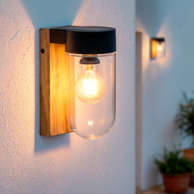 Aplique de Pared Exterior Solar LED 1,5W Aluminio Sentinel