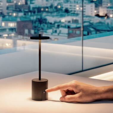 Imagem de Candeeiro de Mesa LED Portátill com Bateria USB Recarregável Jawania